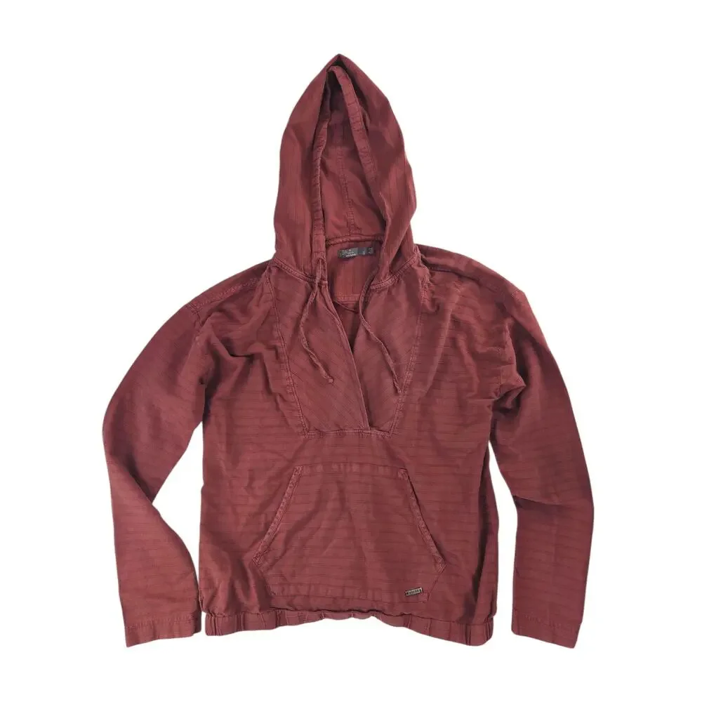 Prana | Farin Hooded Pullover Top in Rose | Size Small - Picture 3 of 7